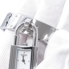 Load image into Gallery viewer, HERMES Kelly watch W16mm Stainless Steel Sparkling White DialKE4.110