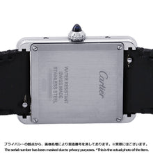将图像加载到图库查看器中,CARTIER Tank Mast Solar Powered Beat LM H33.7mm×W25.5mm Stainless Steel Leather Silver DialWSTA0059