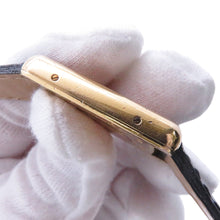Load image into Gallery viewer, CARTIER mast tank LM H33.7mm×W25.5mm Gold Plated Leather Ivory DialW1017454