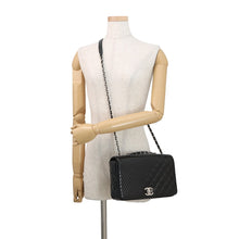 Load image into Gallery viewer, CHANEL Boy Chanel ChainShoulder Bag Black Enamel