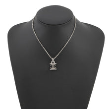 Load image into Gallery viewer, CHANEL CC Logo Rhinestone NecklaceAB8961-B08689-NJ339 Metal Rhinestone Faux Pearl
