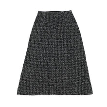 Load image into Gallery viewer, CHANEL Long Tweed Skirt Size 38 BlackP78021-V67296-NQ793 Cotton77% Nylon19% Lyocell4%