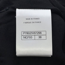 Load image into Gallery viewer, CHANEL Long Tweed Skirt Size 38 BlackP78021-V67296-NQ793 Cotton77% Nylon19% Lyocell4%