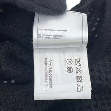 将图像加载到图库查看器中,CHANEL Camisole T-shirt Size M Black/WhiteP72150-K10356-NA934 Cotton100% Cashmere100% Rhinestone