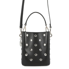 Load image into Gallery viewer, Stella McCartney Flame Bucket Bag Black7B0093 WP0468 Leather Size Small