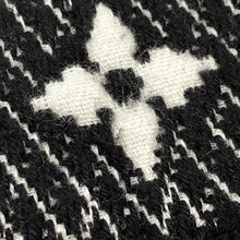 将图像加载到图库查看器中,LOUIS VUITTON Echarpe LV to Jules NoirM77406 Silk52% Cashmere48%