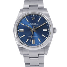 Load image into Gallery viewer, ROLEX Oyster Perpetual W41mm Stainless Steel Bright Blue Dial124300