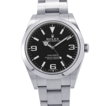 Load image into Gallery viewer, ROLEX ExplorerI W39mm Stainless Steel Black Dial214270