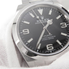 将图像加载到图库查看器中,ROLEX ExplorerI W39mm Stainless Steel Black Dial214270