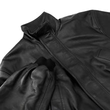 Load image into Gallery viewer, BALENCIAGA Leather Jacket Size XS Black851025 TSS02 1000 Semi-shiny grain sheepskin