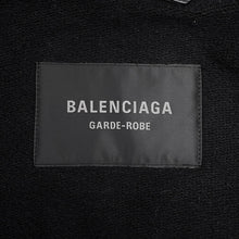 将图像加载到图库查看器中,BALENCIAGA Leather Jacket Size XS Black851025 TSS02 1000 Semi-shiny grain sheepskin