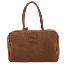 Load image into Gallery viewer, MIUMIU Bow Bag Cocoa Brown5BB117 suede Size 34