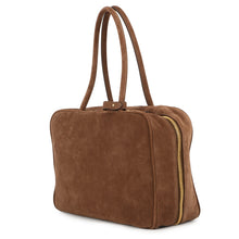 Load image into Gallery viewer, MIUMIU Bow Bag Cocoa Brown5BB117 suede Size 34