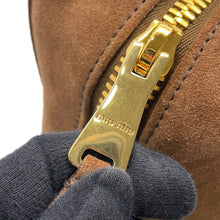 Load image into Gallery viewer, MIUMIU Bow Bag Cocoa Brown5BB117 suede Size 34