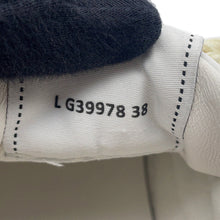 将图像加载到图库查看器中,CHANEL CC Logo Leather Sneakers WhiteG39978 Leather Size 38
