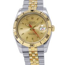 将图像加载到图库查看器中,ROLEX Datejust Turn-O-Graph W36mm Stainless Steel K18YG Champagne Dial116263