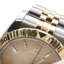 将图像加载到图库查看器中,ROLEX Datejust Turn-O-Graph W36mm Stainless Steel K18YG Champagne Dial116263