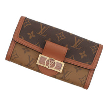 Load image into Gallery viewer, LOUIS VUITTON Portefeuille Sarah Dauphine NoirM46645 Monogram/Monogram Reverse Canvas