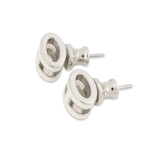 Load image into Gallery viewer, HERMES Pop Ash Earrings Size Mini White Gold Plated Lacquer