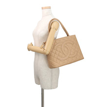 Load image into Gallery viewer, CHANEL Medallion Tote BeigeA01804 Caviar Leather