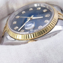 Load image into Gallery viewer, ROLEX Datejust W36mm Stainless Steel K18YG Blue Gradation Dial116233G