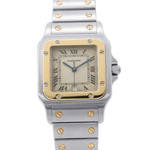 Load image into Gallery viewer, CARTIER Santos Galve LM H41mm×W29mm Stainless Steel K18YG White DialW20011C4