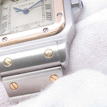 Load image into Gallery viewer, CARTIER Santos Galve LM H41mm×W29mm Stainless Steel K18YG White DialW20011C4