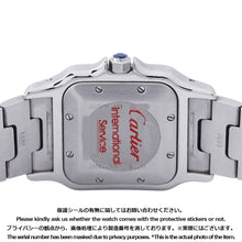 将图像加载到图库查看器中,CARTIER Santos Galve LM H41mm×W29mm Stainless Steel YG Silver DialW20058C4