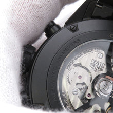 将图像加载到图库查看器中,TAG HEUER Carrera Caliber Heuer 02 Chronograph W45mm Stainless Steel Ceramic Skeleton/Black DialCBG2A90.BH0653