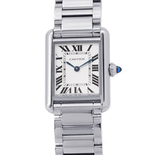 将图像加载到图库查看器中,CARTIER Tank mast SM H29.5mm×W22mm Stainless Steel Silver DialWSTA0051