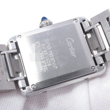 将图像加载到图库查看器中,CARTIER Tank mast SM H29.5mm×W22mm Stainless Steel Silver DialWSTA0051