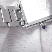 将图像加载到图库查看器中,CARTIER Tank mast SM H29.5mm×W22mm Stainless Steel Silver DialWSTA0051