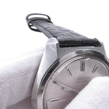 Load image into Gallery viewer, SEIKO Grand Seiko Hi-Beat 36000 W35mm Stainless Steel Leather Silver Dial6146-8000