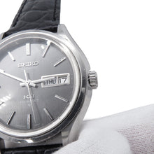Load image into Gallery viewer, SEIKO King SEIKO W39mm Stainless Steel Leather Gray Dial5626-7120