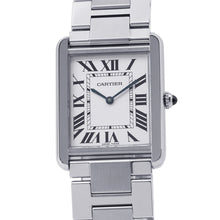 将图像加载到图库查看器中,CARTIER Tank Solo LM H34.8mm×W27.4mm Stainless Steel Silver DialW5200014