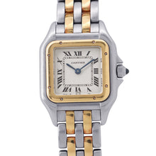 将图像加载到图库查看器中,CARTIER PANTHERE SM 2 Row H30mm×W22mm Stainless Steel K18YG Ivory DialW25029B6