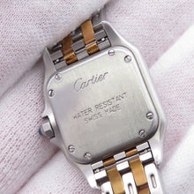 Load image into Gallery viewer, CARTIER PANTHERE SM 2 Row H30mm×W22mm Stainless Steel K18YG Ivory DialW25029B6