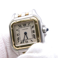 将图像加载到图库查看器中,CARTIER PANTHERE SM 2 Row H30mm×W22mm Stainless Steel K18YG Ivory DialW25029B6
