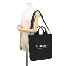 Load image into Gallery viewer, BURBERRY Artier 2WAY Tote Bag Black8026233 Nylon