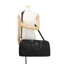 Load image into Gallery viewer, GUCCI 2WAYTravel Bag Black114674 Nylon Canvas Leather