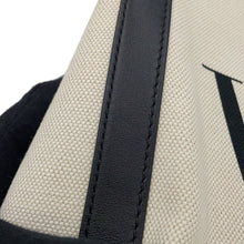 将图像加载到图库查看器中,Valentino Garavani Studded 2WAYTote Bag White/BlackUW2B0H19FWB_EX9 Canvas Leather