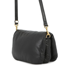 将图像加载到图库查看器中,LOEWE Goya Puffer Bag Shoulder Bag BlackA896W56X01 Shiny Napa Lambskin Size Mini