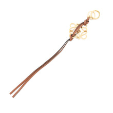 Load image into Gallery viewer, LOEWE Anagram Bag Charm TanC821232X01 Calf Leather