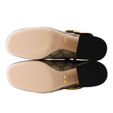 Load image into Gallery viewer, GUCCI Blondie EncreBoots Beige/Brown701706 GG Supreme Leather Size 35