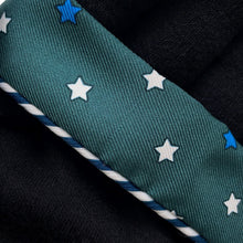 将图像加载到图库查看器中,HERMES Twilly Doll Candy PARIS STATION Vert Cypress/Blue Azur/Black Silk100%