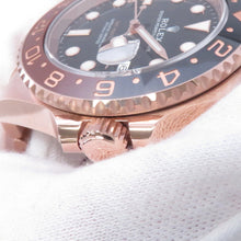 Load image into Gallery viewer, ROLEX GMT MasterII W40mm 18K Pink Gold Black Dial126715CHNR