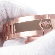 Load image into Gallery viewer, ROLEX GMT MasterII W40mm 18K Pink Gold Black Dial126715CHNR