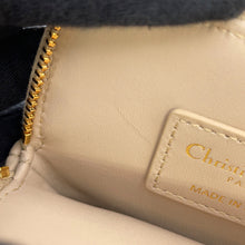 Load image into Gallery viewer, Dior Cannage Caro Lavender Wallet Coin Purse PowderBeigeS5177UWHC_M51U Calf Leather