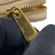 Load image into Gallery viewer, Dior Cannage Caro Lavender Wallet Coin Purse PowderBeigeS5177UWHC_M51U Calf Leather