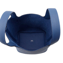 Load image into Gallery viewer, HERMES Picotin Lock Blue Tie Taurillon Clemence Size PM